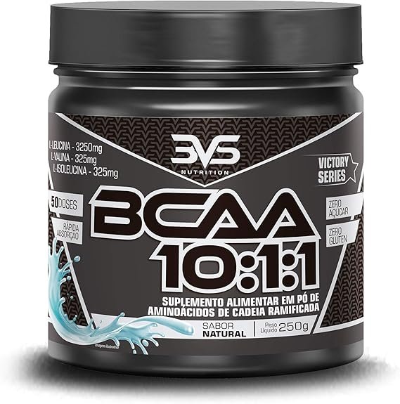 3VS-Nutrition-BCAA-250g-Sabor-Natural-1.jpg 3VS Nutrition BCAA 10:1:1 250g - Sabor Natural - Imagem 1