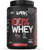 Whey 100% Concentrado Pote 900G Dark Lab (900g, Morango)